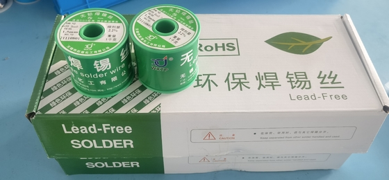 Sn99.3Cu0.7 1000g Kurşunsuz Gümüş Suda Çözünür 0.3 Mm Lehim Teli EKO